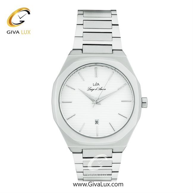 ساعت مچی اورجینال مردانه LdA نقره ای | نقره ای| نقره ای| کد رفرنس 2501